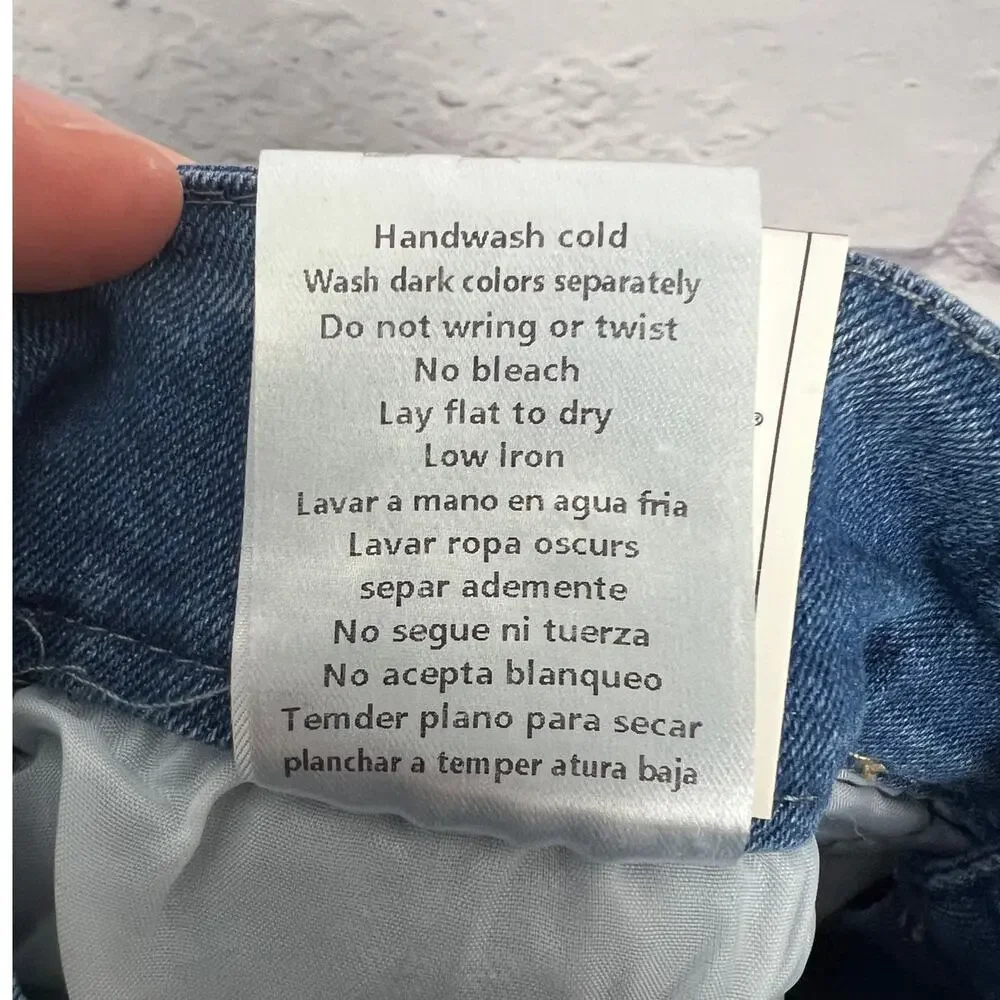 NWT Judy Blue Womens M Minimalist Staple Y2K High Waist Slim Stretch‎ Blue Jeans